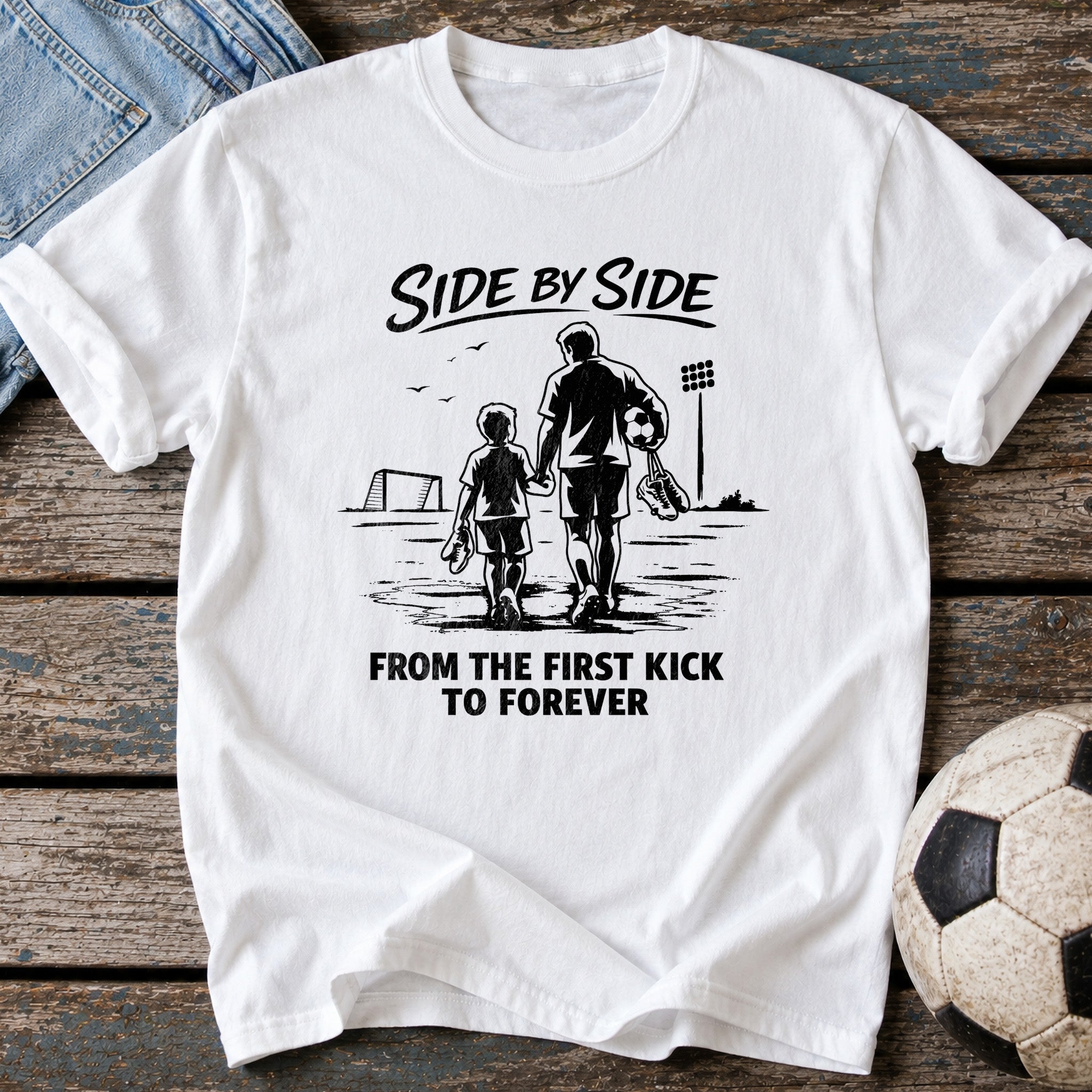 Side by Side Mono T-Shirt