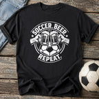Soccer Beer Repeat T-Shirt