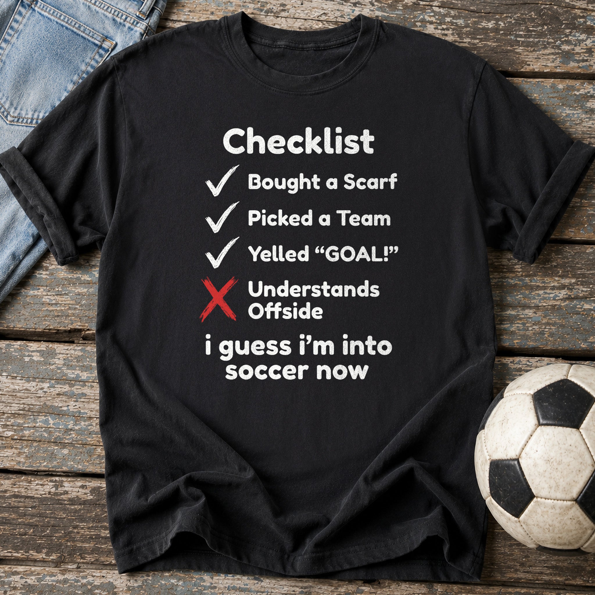 Soccer Checklist T-Shirt