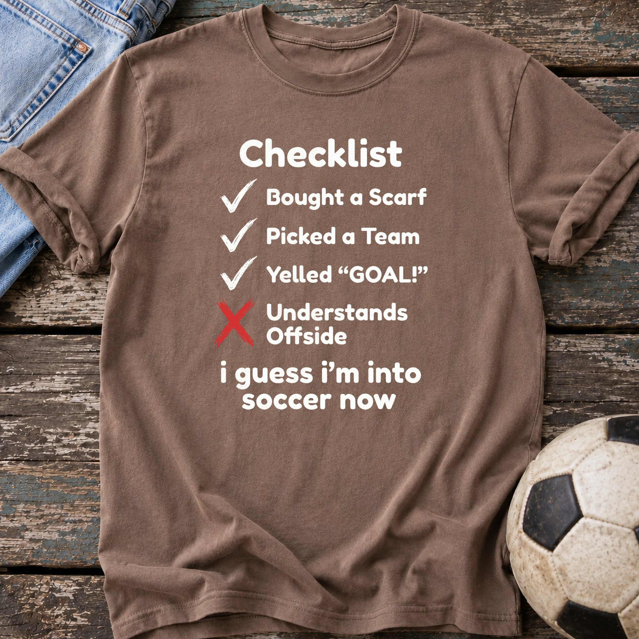 Soccer Checklist T-Shirt