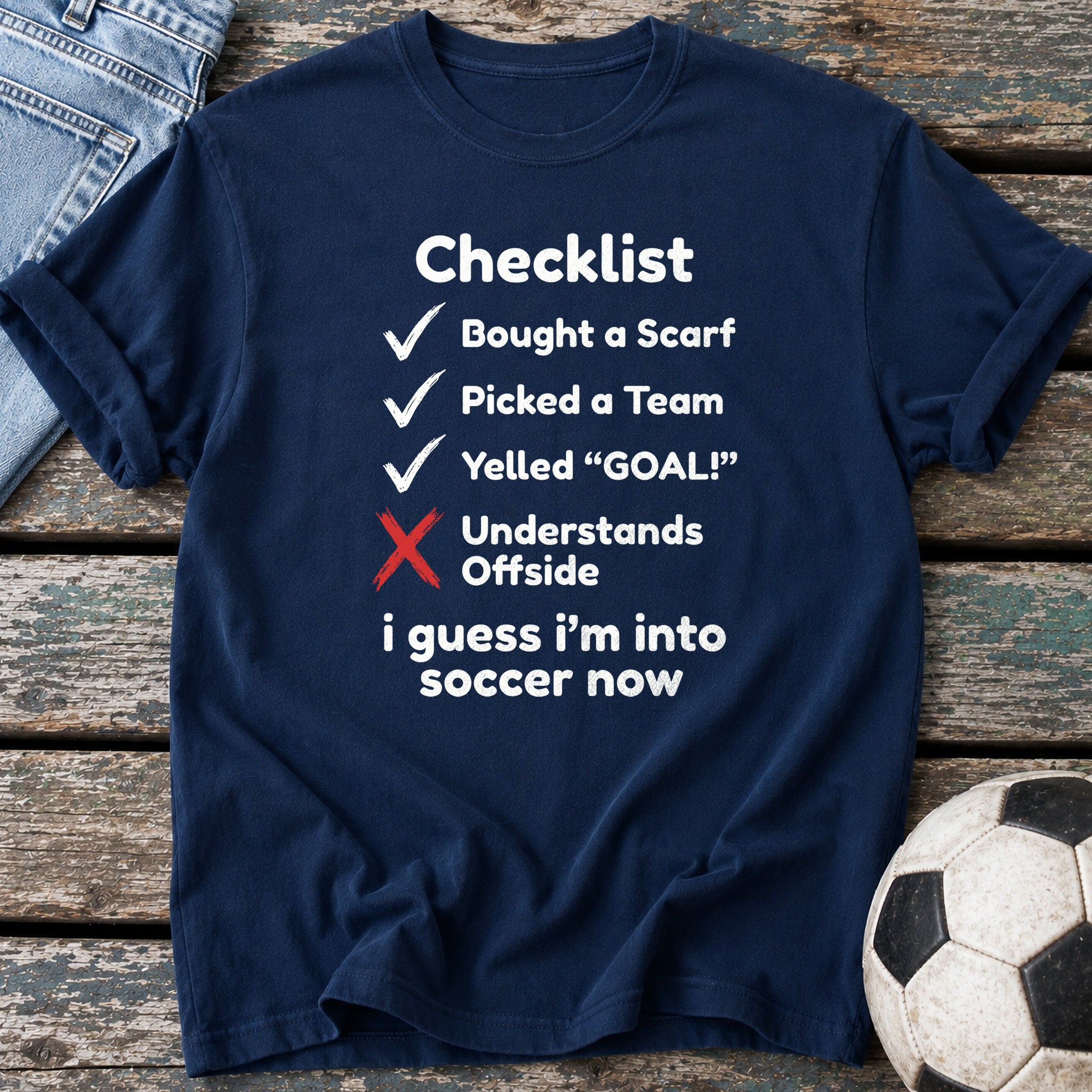 Soccer Checklist T-Shirt