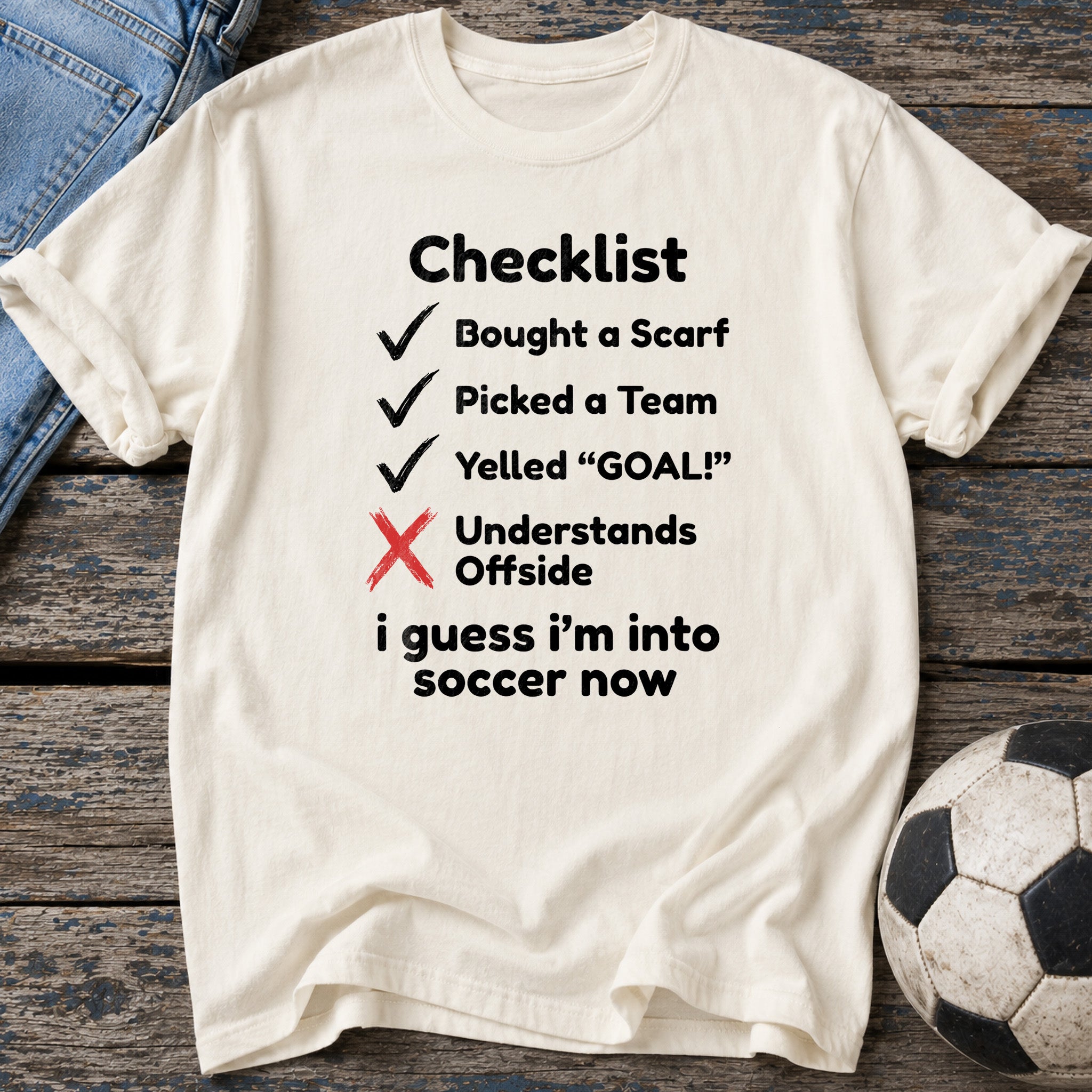 Soccer Checklist T-Shirt