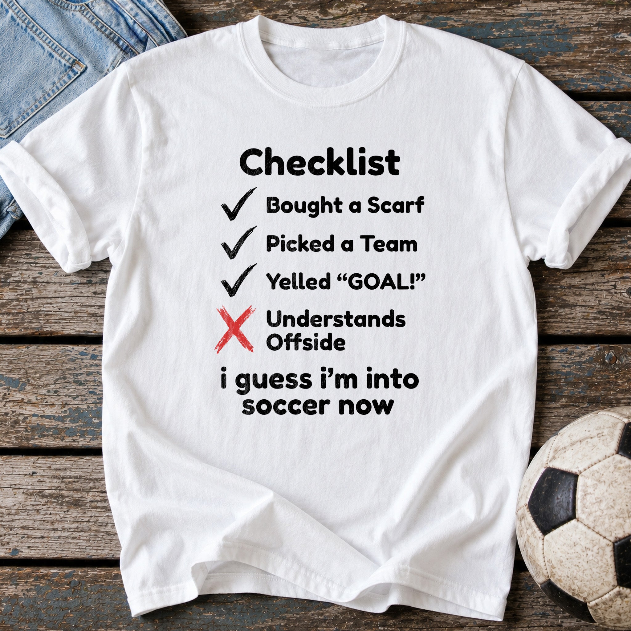 Soccer Checklist T-Shirt