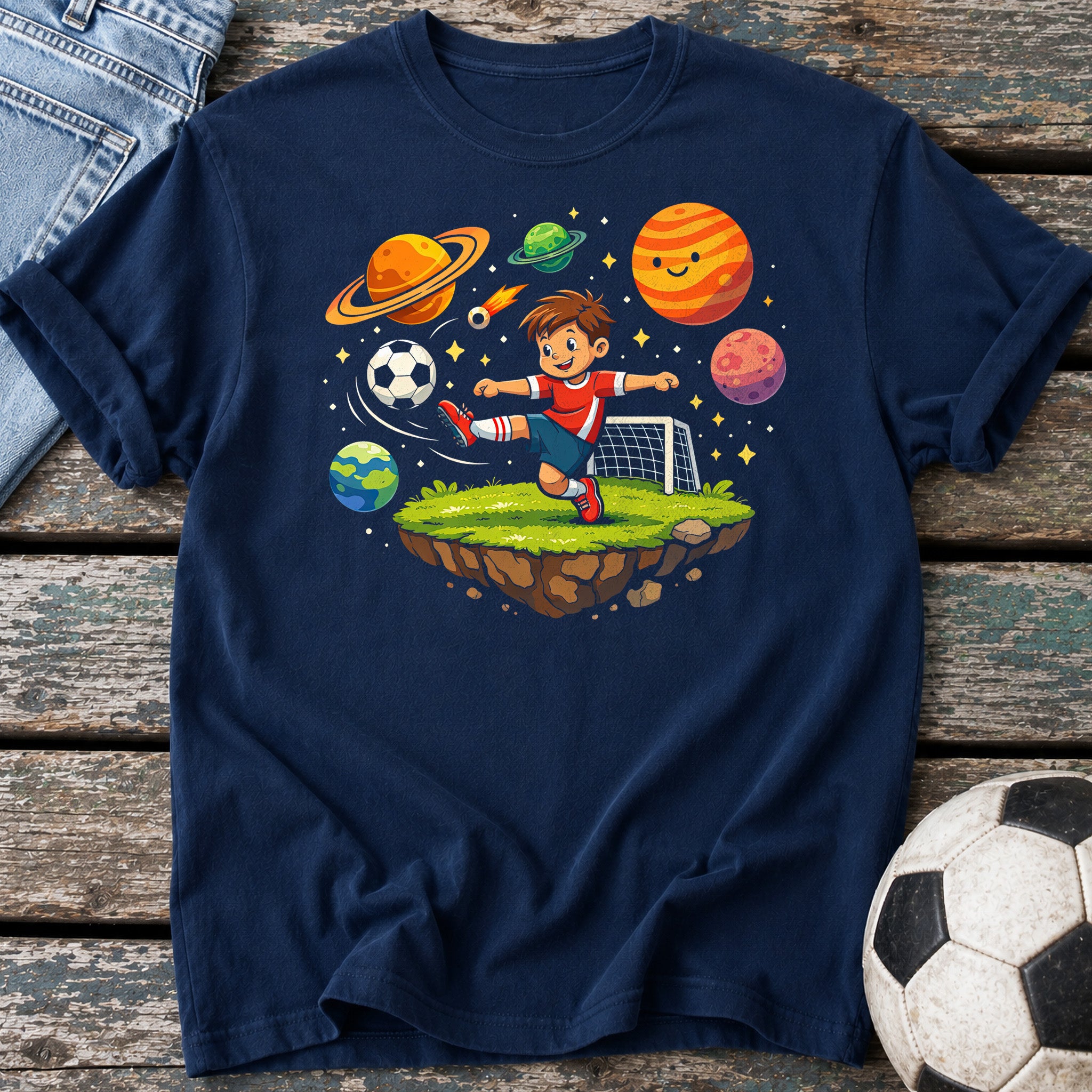 Little Striker in Space T-Shirt